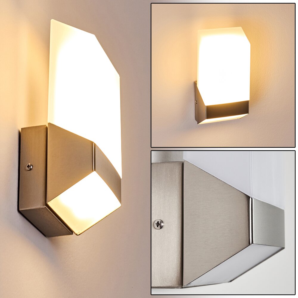 Applique da esterno Clear LED Nichel opaco, 1-Luce main product photo
