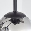 Chehalis Plafoniera, Lampada a sfera Ambrato, Chiaro, Grigio fumo, 9-Luci