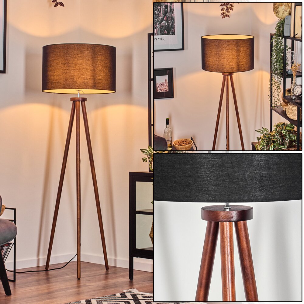 Flemming Lampada da terra Marrone scuro, 1-Luce main product photo