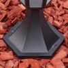 Loria Lampada con piedistallo Nero, 1-Luce