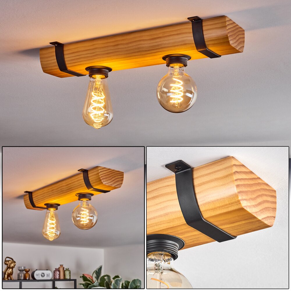 Skads Plafoniera, Faretto da soffitto Écru, Nero, 2-Luci main product photo