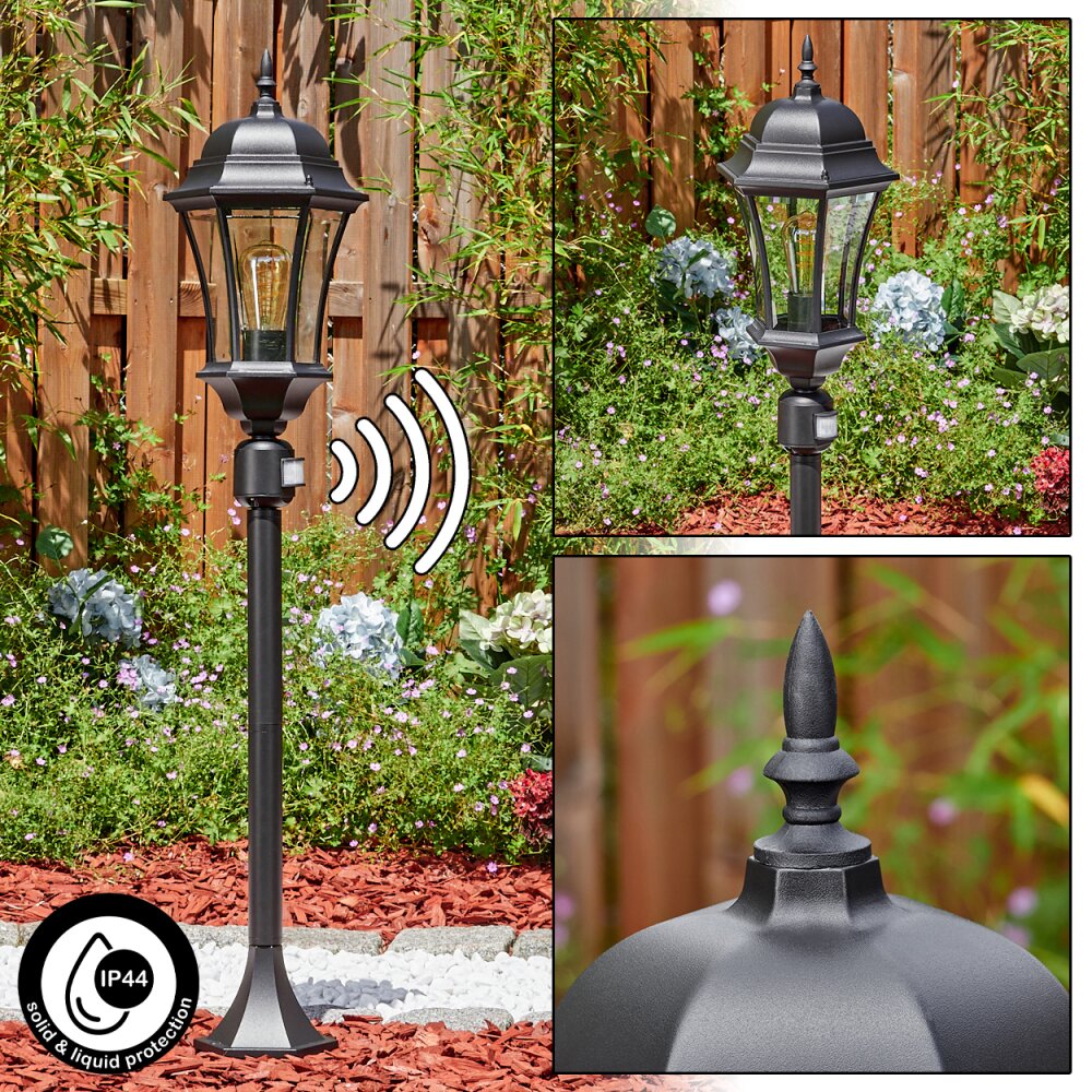 Etoe Illuminazione esterna, Illuminazione viale Nero, 1-Luce, Sensori di movimento main product photo