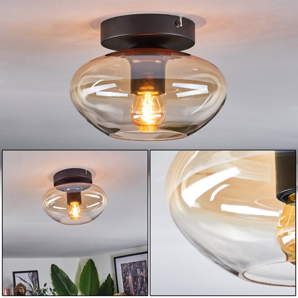 Mertola Plafoniera Ambrato, Chiaro, 1-Luce main product photo