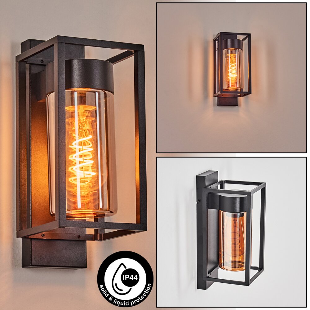Boucinho Lampada da parete per esterno Nero, 1-Luce main product photo
