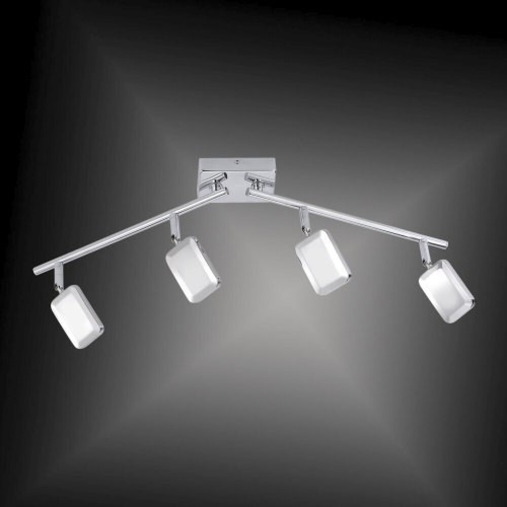 Leuchten-Direkt WELLA Plafoniera LED Cromo, 4-Luci main product photo
