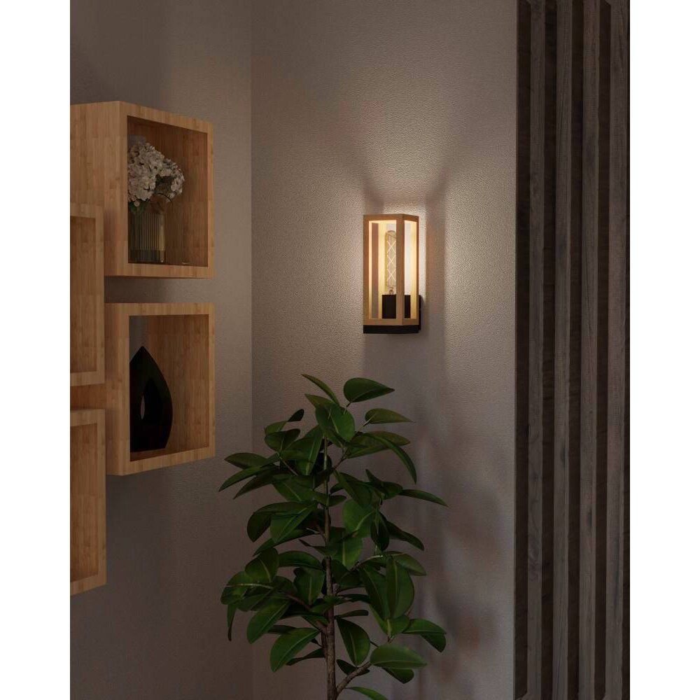 Eglo NAFFERTON Applique Écru, Nero, 1-Luce main product photo
