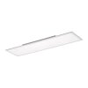 Leuchten-Direkt FLAT Plafoniera LED Bianco, 1-Luce, Telecomando, Cambia colore