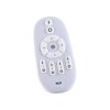 Leuchten-Direkt FLAT Plafoniera LED Bianco, 1-Luce, Telecomando, Cambia colore