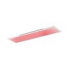 Leuchten-Direkt FLAT Plafoniera LED Bianco, 1-Luce, Telecomando, Cambia colore