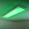 WABOS Plafoniera LED Bianco, 1-Luce, Telecomando, Cambia colore