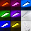 WABOS Plafoniera LED Bianco, 1-Luce, Telecomando, Cambia colore