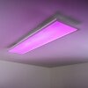 WABOS Plafoniera LED Bianco, 1-Luce, Telecomando, Cambia colore