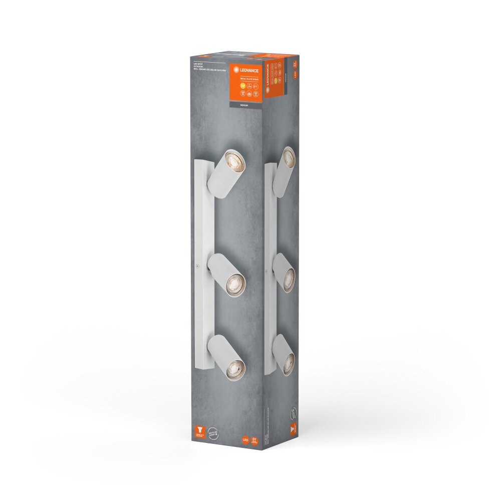 Illuminazione Ledvance Spot Plafoniera LED Bianco, 3-Luci