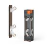 Illuminazione Ledvance Spot Plafoniera, Faretto da soffitto LED Aspetto del legno, Bianco, 3-Luci