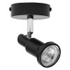 Illuminazione Ledvance Spot Plafoniera, Faretto da soffitto LED Nero, 1-Luce