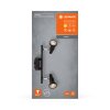 Illuminazione Ledvance Spot Plafoniera, Faretto da soffitto LED Nero, 2-Luci
