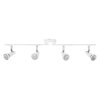 Illuminazione Ledvance Spot Plafoniera, Faretto da soffitto LED Bianco, 4-Luci