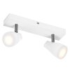 Illuminazione Ledvance Spot Plafoniera, Faretto da soffitto LED Bianco, 2-Luci
