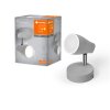 Illuminazione Ledvance Spot Plafoniera, Faretto da soffitto LED Grigio, 1-Luce