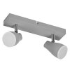 Illuminazione Ledvance Spot Plafoniera, Faretto da soffitto LED Grigio, 2-Luci