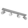 Illuminazione Ledvance Spot Plafoniera, Faretto da soffitto LED Grigio, 4-Luci