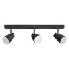 Illuminazione Ledvance Spot Plafoniera, Faretto da soffitto LED Nero, 3-Luci