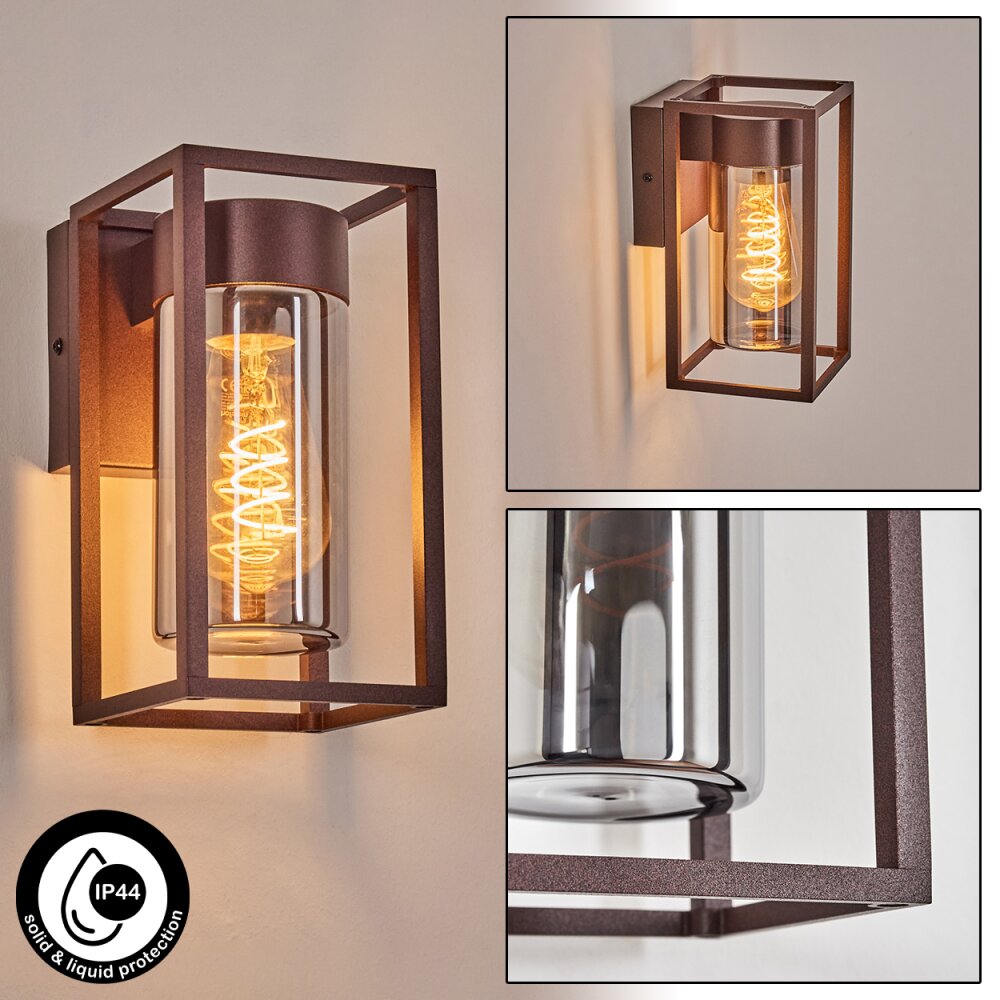 Doninhas Lampada da parete per esterno Ruggine, 1-Luce main product photo