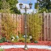 Loria Illuminazione esterna, Lampione multibraccia, Illuminazione viale Marrone, Oro, 2-Luci