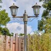 Loria Illuminazione esterna, Lampione multibraccia, Illuminazione viale Marrone, Oro, 2-Luci