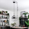 Gastor Lampadario a sospensione, Lampada a sfera Chiaro, Grigio fumo, 1-Luce