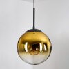 Gastor Lampadario a sospensione, Lampada a sfera Oro, Chiaro, 1-Luce