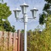 Loria Illuminazione esterna, Lampione multibraccia, Illuminazione viale Bianco, 3-Luci