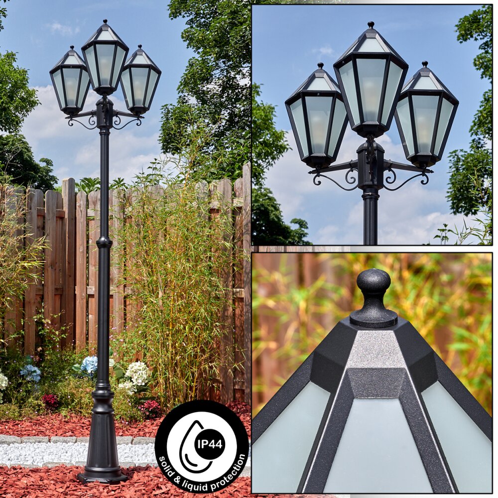 Falfosa Illuminazione esterna, Lampione multibraccia, Illuminazione viale Nero, 3-Luci main product photo