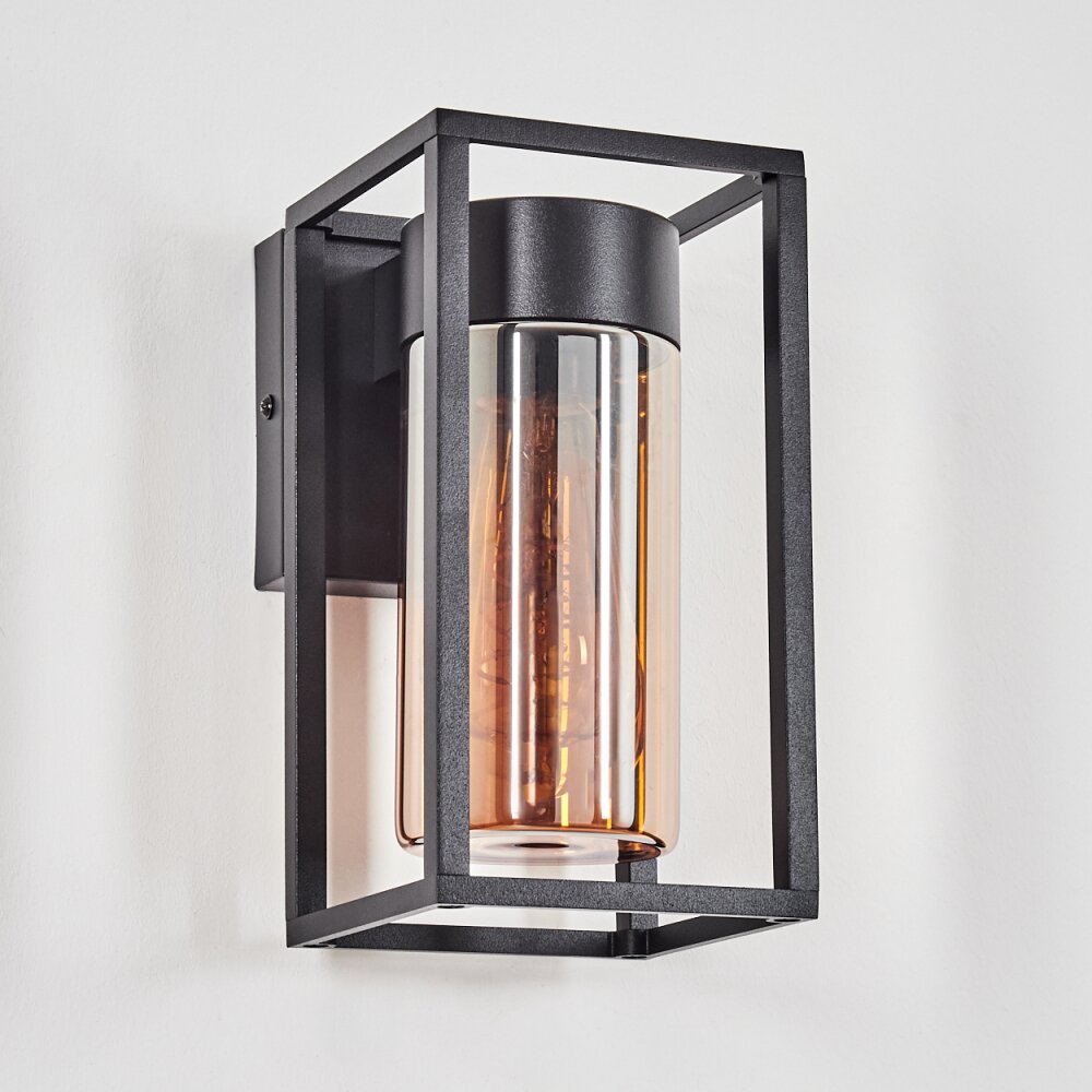 Doninhas Lampada da parete per esterno Nero, 1-Luce