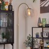 Koyoto Lampada a sfera, Lampada da terra, Lampade ad arco Ottone, 1-Luce