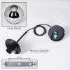 Gastor Lampadario a sospensione, Lampada a sfera 25 cm Cromo, Grigio fumo, 1-Luce Gastor Lampadario a sospensione, Lampada a sfera 25 cm Cromo, Grigio fumo, 1-Luce