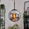 Gastor Lampadario a sospensione, Lampada a sfera 25 cm Cromo, Grigio fumo, 1-Luce Gastor Lampadario a sospensione, Lampada a sfera 25 cm Cromo, Grigio fumo, 1-Luce
