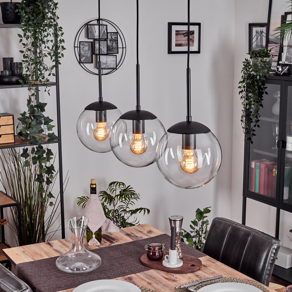 Gastor Lampadario a sospensione, Lampada a sfera Chiaro, 3-Luci main product photo