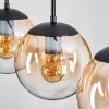 Gastor Lampadario a sospensione, Lampada a sfera Ambrato, Chiaro, 3-Luci