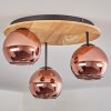 Koyoto Plafoniera, Lampada a sfera 40 cm Écru, Nero, 3-Luci