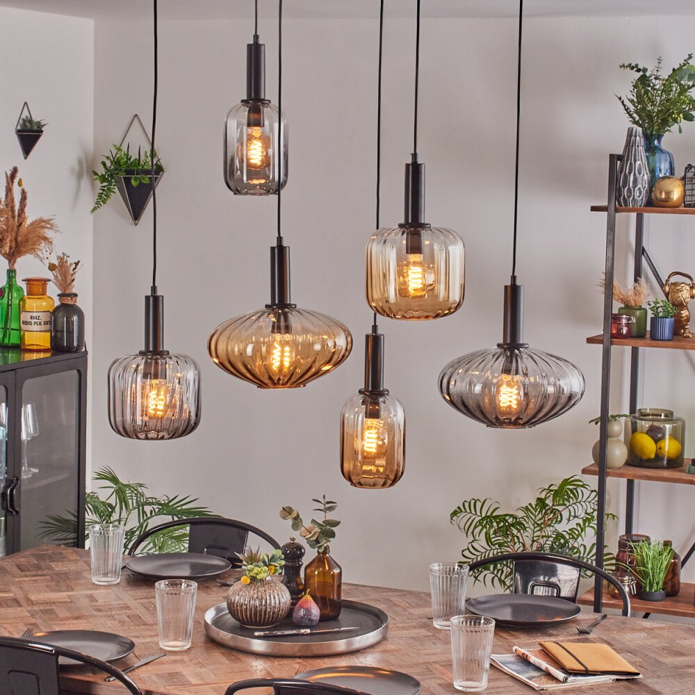 Alcofra Lampadario a sospensione Nero, 6-Luci main product photo