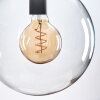 Gastor Lampadario a sospensione, Lampada a sfera 25 cm Chiaro, 1-Luce
