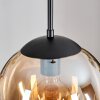 Gastor Lampadario a sospensione, Lampada a sfera 25 cm Ambrato, 1-Luce
