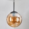 Gastor Lampadario a sospensione, Lampada a sfera 25 cm Ambrato, 1-Luce