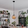 Gastor Lampadario a sospensione, Lampada a sfera 25 cm Ambrato, 1-Luce