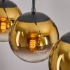 Gastor Lampadario a sospensione, Lampada a sfera Oro, Chiaro, 3-Luci