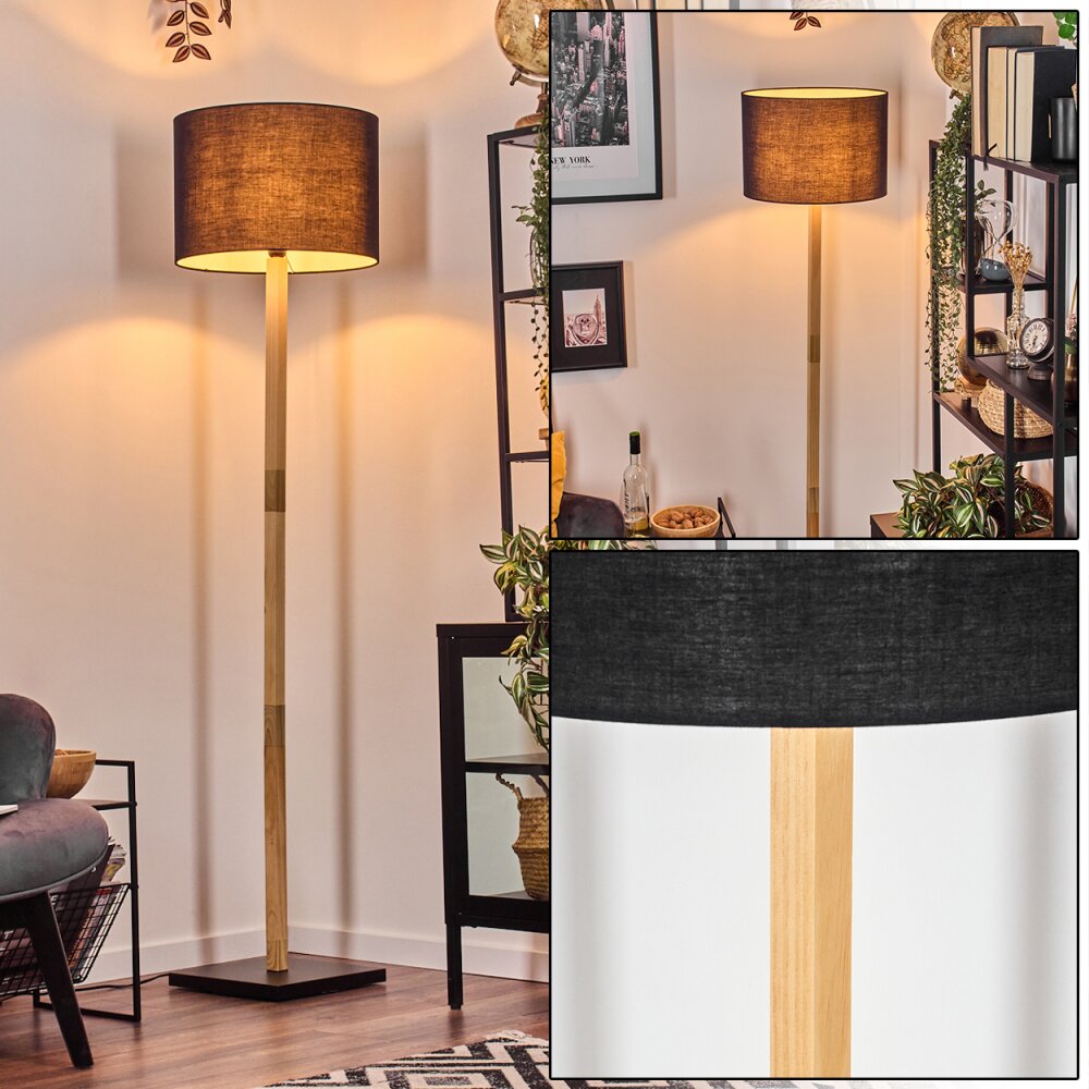 Bassagoda Lampada da terra Écru, Nero, 1-Luce main product photo