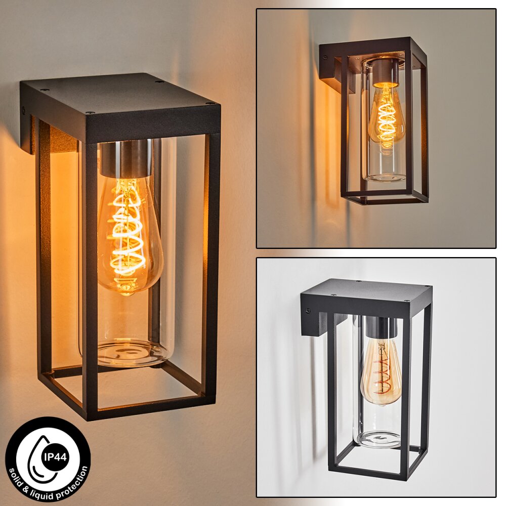 Lagarelhos Illuminazione esterna, Lampada da parete per esterno Nero, 1-Luce main product photo