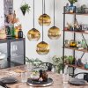 Koyoto Lampadario a sospensione, Lampada a sfera 35 cm Oro, Chiaro, 4-Luci