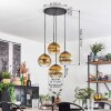Koyoto Lampadario a sospensione, Lampada a sfera 35 cm Oro, Chiaro, 4-Luci